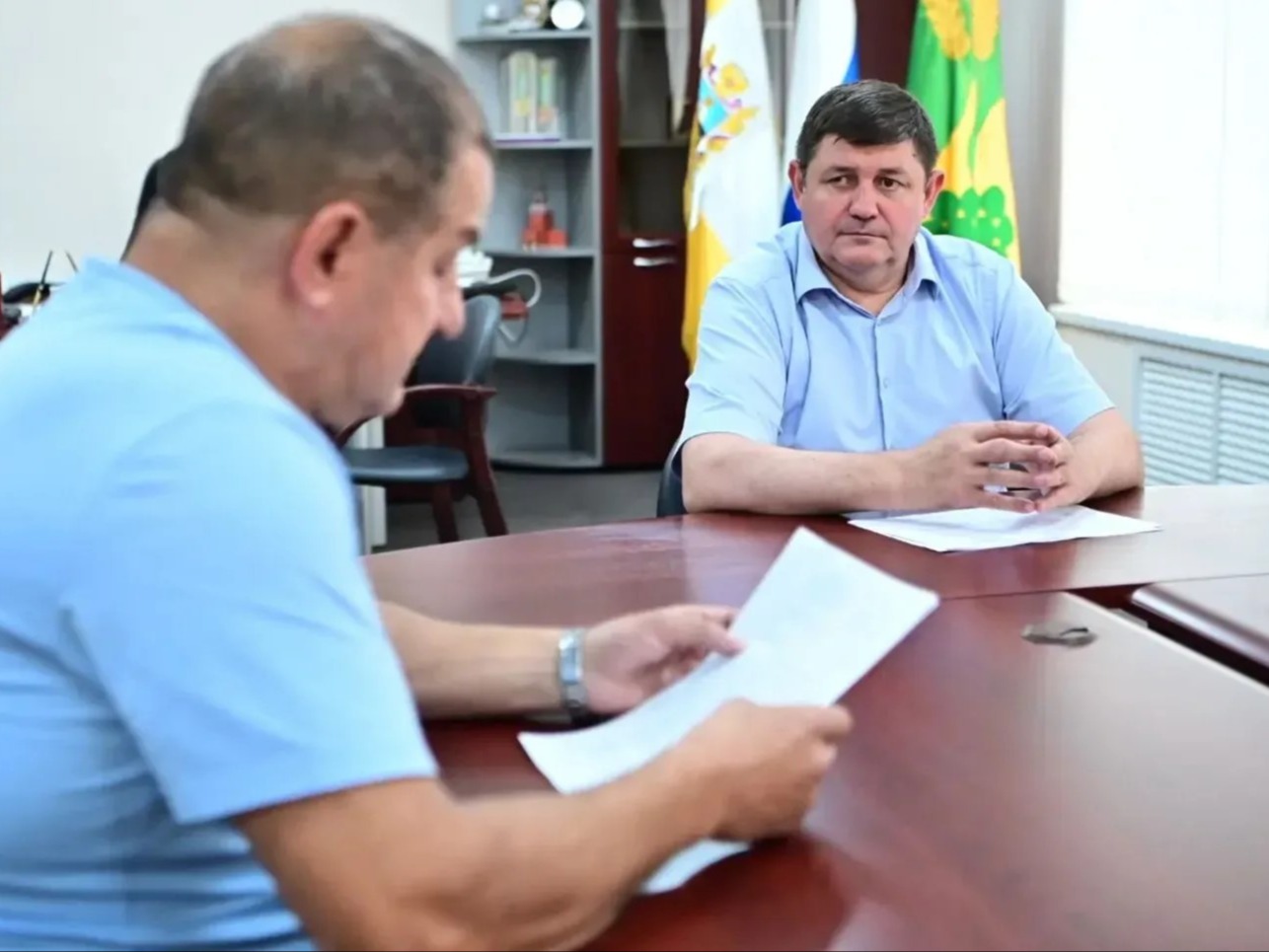 Личный прием граждан Главой Буденновского муниципального округа Д.В. Богдановым.